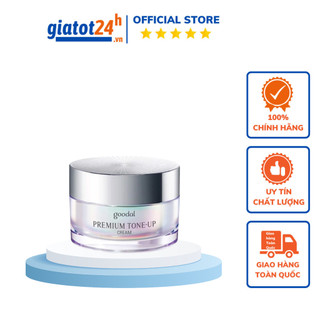 Kem ốc sên dưỡng trắng da, nâng tone goodal premium tone-up cream hộp trắng 30ml hàn quốc