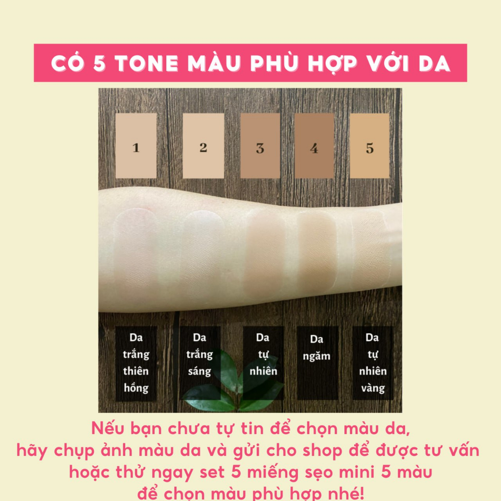 Miếng dán che khuyết điểm che hình xăm Nhật Bản Sakura size 10x14.5cm che sẹo xóa xăm che khuyết điểm đậm màu chống nước