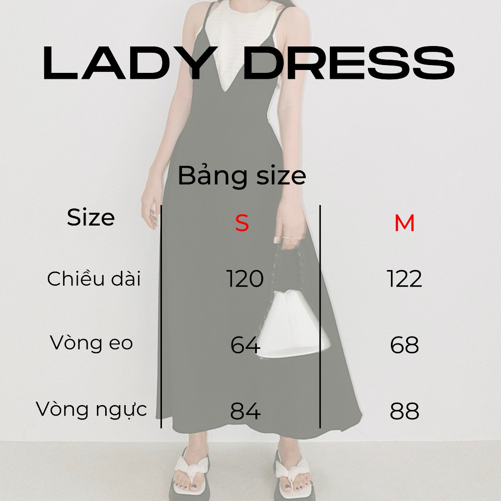 Đầm dây kèm áo yếm rời INTO.EIGHT thiết kế