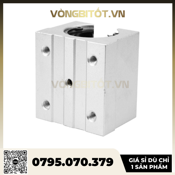 Con Trượt Tròn Khuyết SBR30 35 40 50 Cho Ray Trượt Có Đế
