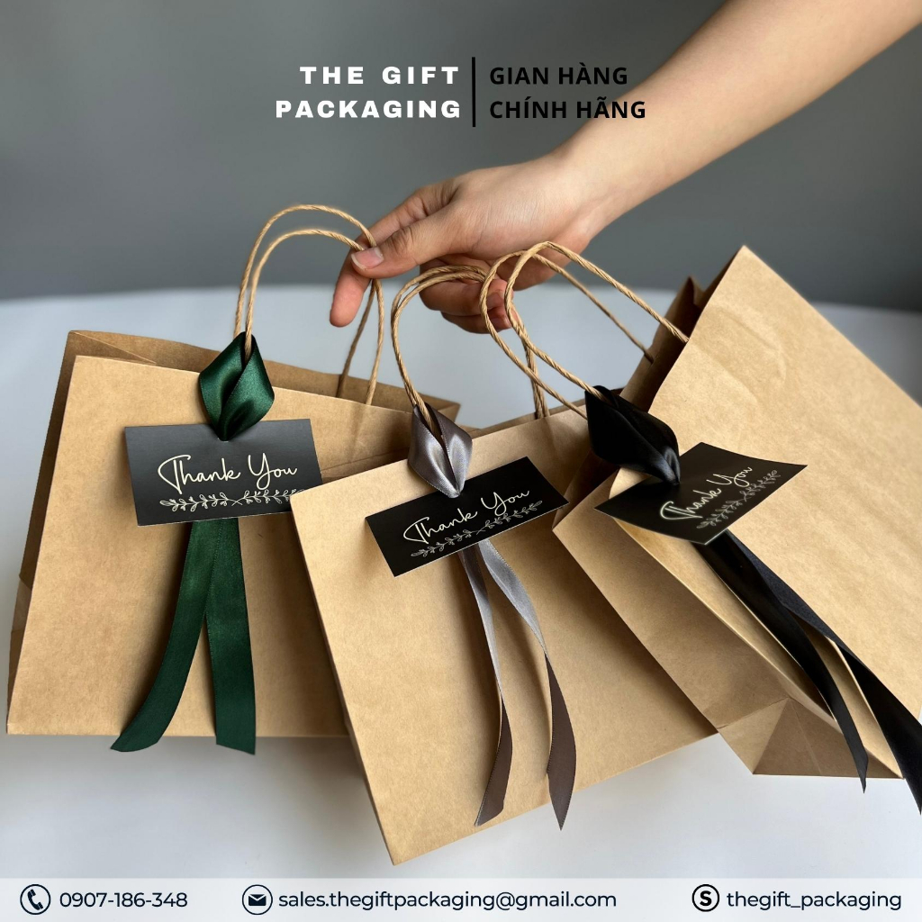 Thư cảm ơn  để trống thông tin shop - The Gift Packaging