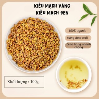 Trà Kiều Mạch 2loại đen và vàng gói 100g