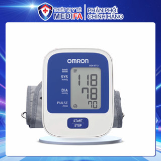 Máy Đo Huyết Áp Omron HEM-8712 Chính Hãng, Đo Nhịp Tim, Bảo Hành 5 Năm