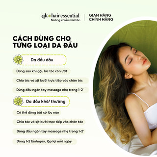 XỊT TÓC TINH DẦU BƯỞI HANDMADE QK
