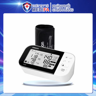 Máy Đo Huyết Áp Omron HEM-7361T Phát Hiện Rối Loạn Nhịp Tim Chống Đột Quỵ Kết Nối Bluetooth, Bảo Hành 5 Năm