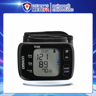 Máy đo huyết áp cổ tay Omron HEM-6232T thiết kế siêu nhỏ, kết nối bluetooth, trang bị các tính năng cao cấp nhất