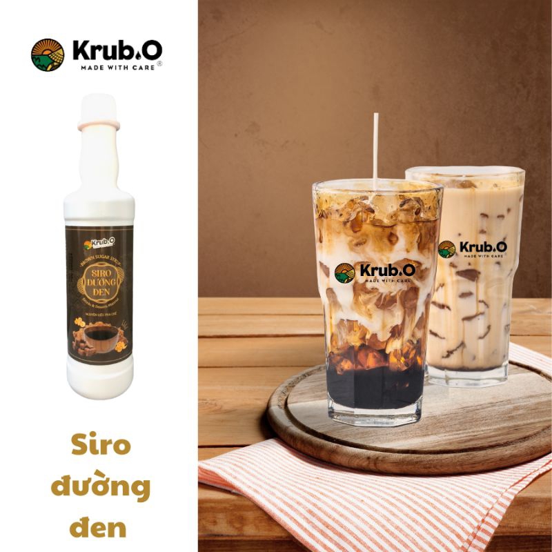 Siro nguyên chất chai 650ml -580ml-Siro Đường đen, Siro Kokuto, Siro Sữa nướng, Siro Bạc hà, Siro Dâu tây