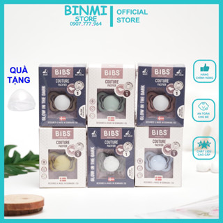 [Tặng hộp đựng] Ti Giả Bibs Couture: Núm Vát Chống Hô/ Vâu Cho Bé Chất Liệu Silicone