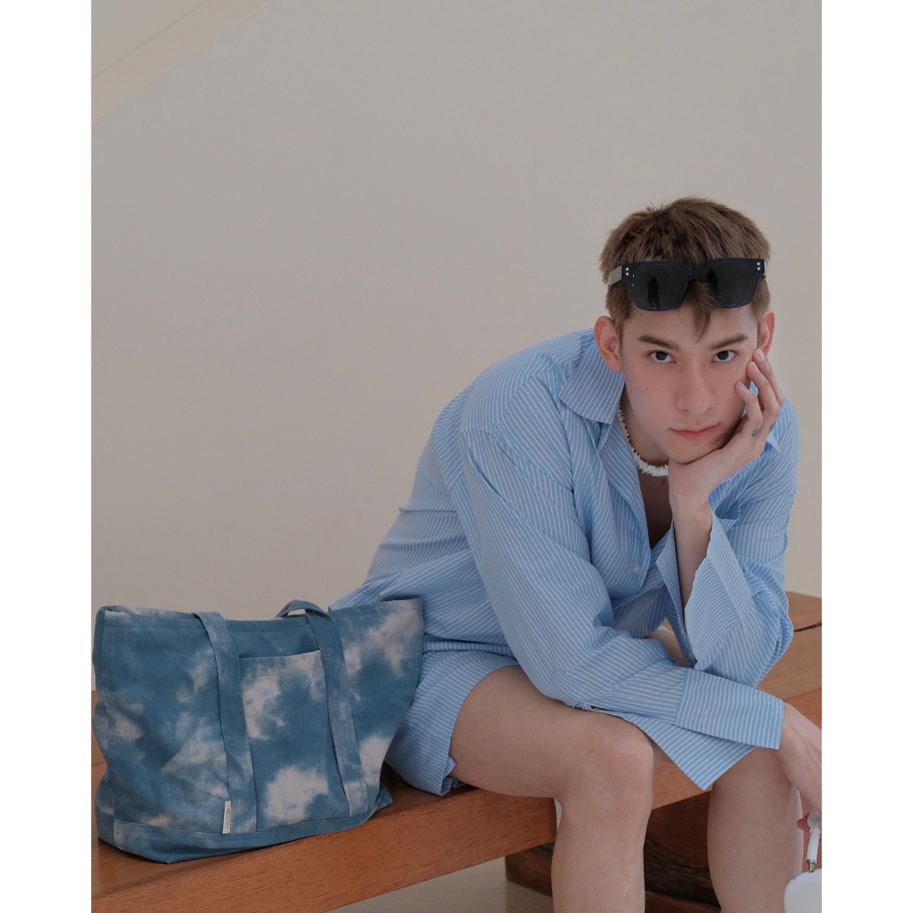 EVERYDAY BAG - Túi tote, form rộng, có một túi nhỏ phía trước