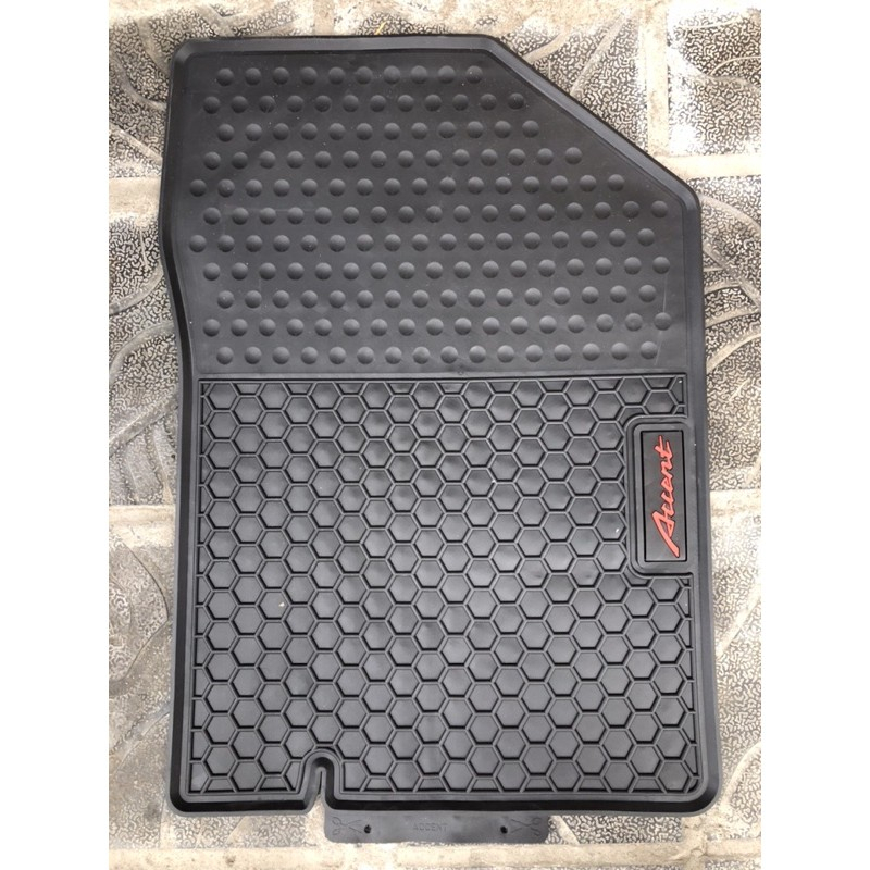 Thảm Lót Sàn Cao Su Xe Hyundai Accent 2018 - 2023- Mẫu tổ ong Hàng không Mùi, vừa khít xe