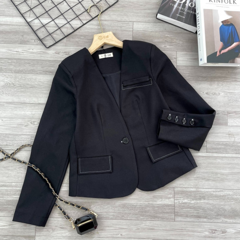 Áo Bigsize Nữ Tú Mỡ Áo kiểu Bigsize Thiết Kế Hiện Đại Áo vest không cổ Hợp Đi Chơi Đi Tiệc Đủ Size 50-85kg AK0123