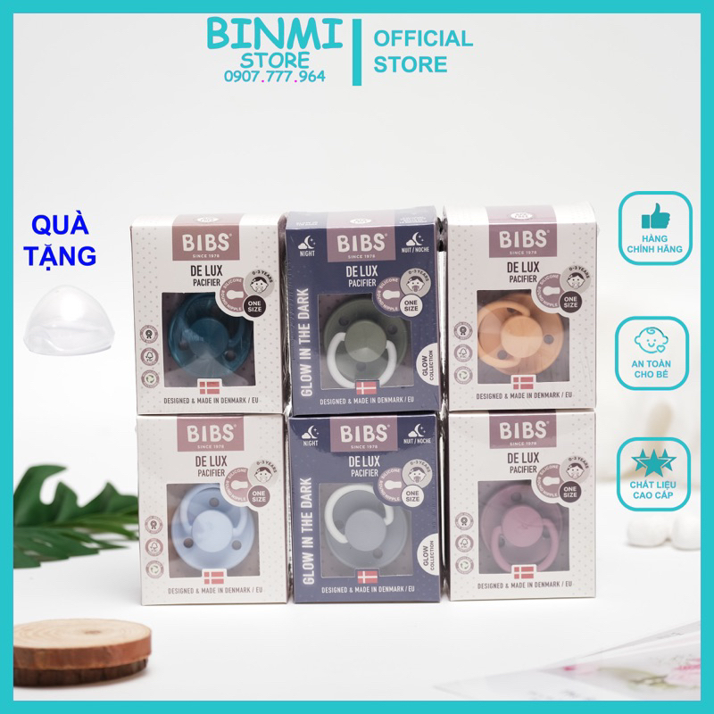 Ti giả Bibs Delux SILICON Đan Mạch