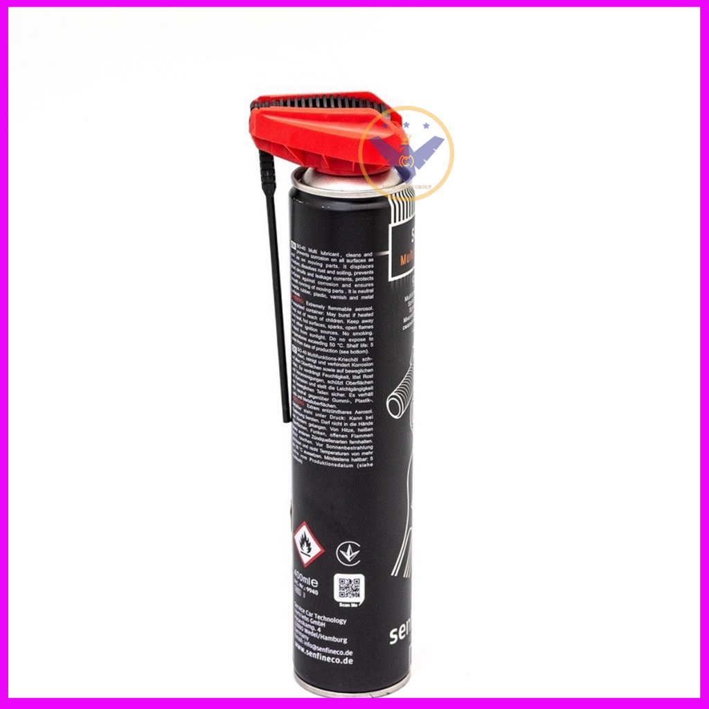 Bôi Trơn, Làm Sạch và Bảo Vệ Bề Mặt Chi Tiết Senfineco 9940 – 400ML chống độ ẩm, phá rỉ sét , chống  ăn mòn