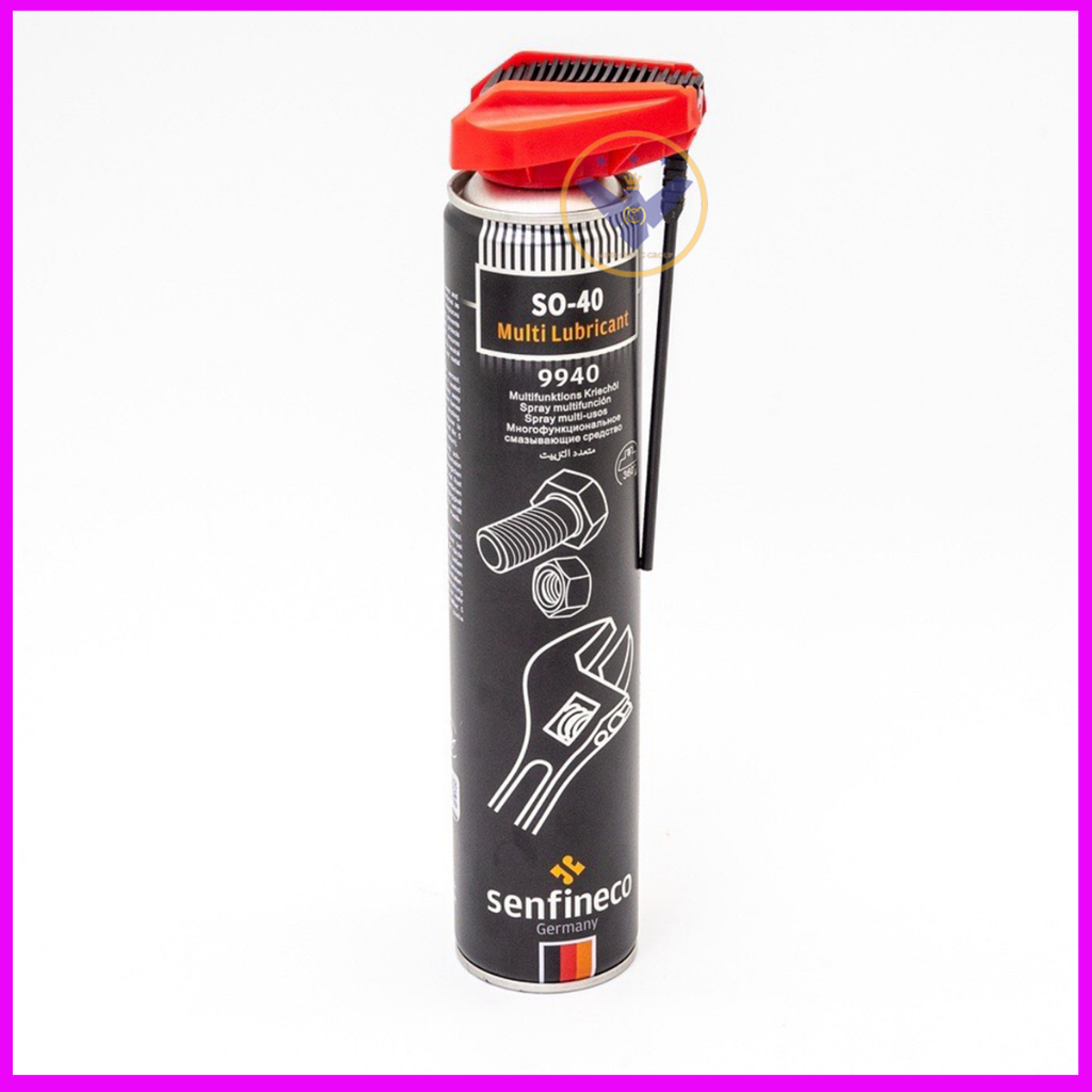 Bôi Trơn, Làm Sạch và Bảo Vệ Bề Mặt Chi Tiết Senfineco 9940 – 400ML chống độ ẩm, phá rỉ sét , chống  ăn mòn