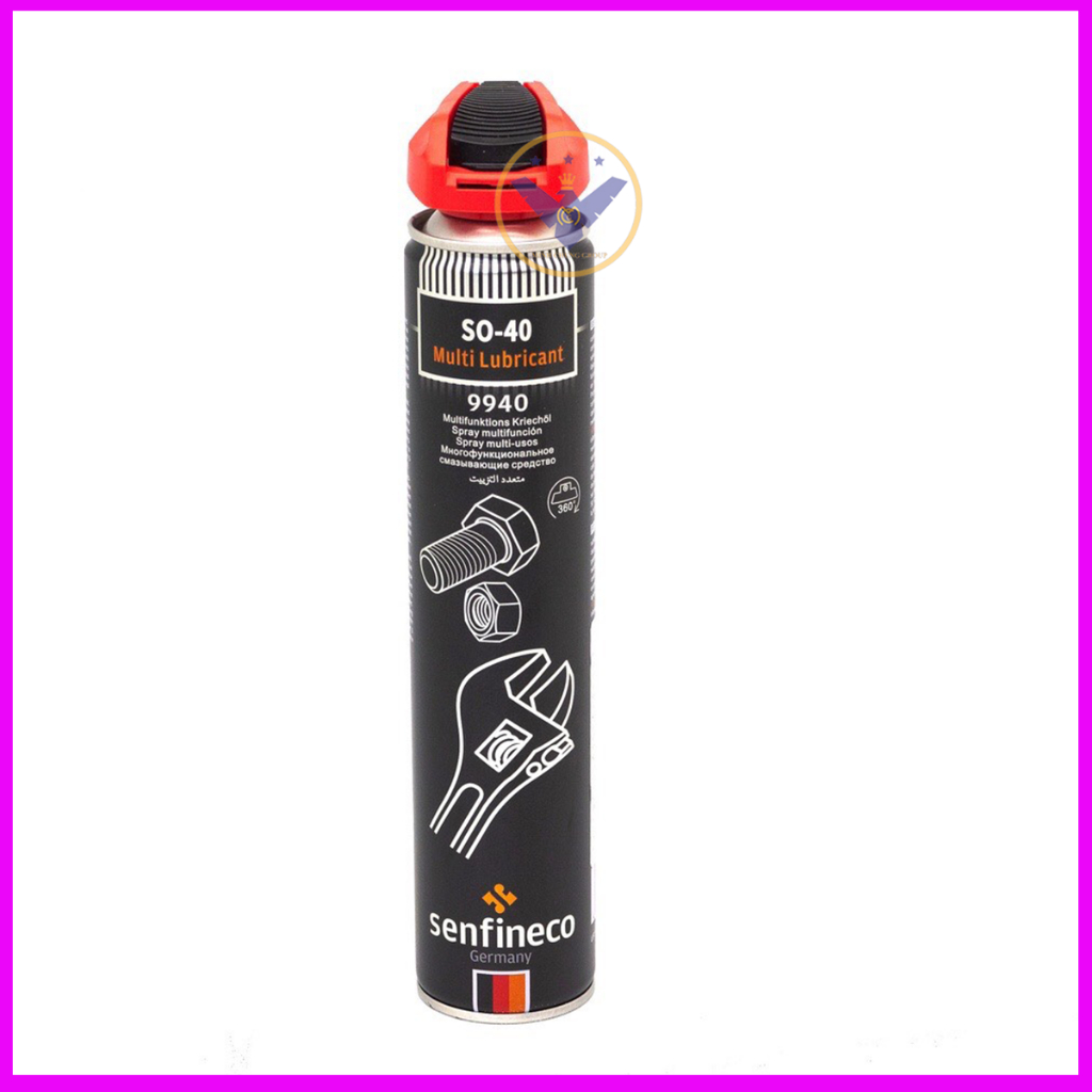 Bôi Trơn, Làm Sạch và Bảo Vệ Bề Mặt Chi Tiết Senfineco 9940 – 400ML chống độ ẩm, phá rỉ sét , chống  ăn mòn