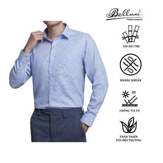 Áo sơ mi nam dài tay BELLUNI vải sợi tre chống nhăn - ABD.BP.BE.184.B3