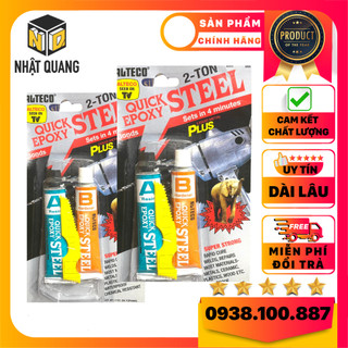 Keo dán AB Thái Lan 2 thành phần màu xám lớn 56,7g,dán đa năng chịu nhiệt siêu cứng