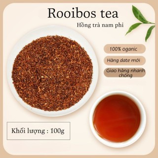 Hồng trà Nam Phi Rooibos đỏ hàng chuẩn sợi dài đóng gói quà tết