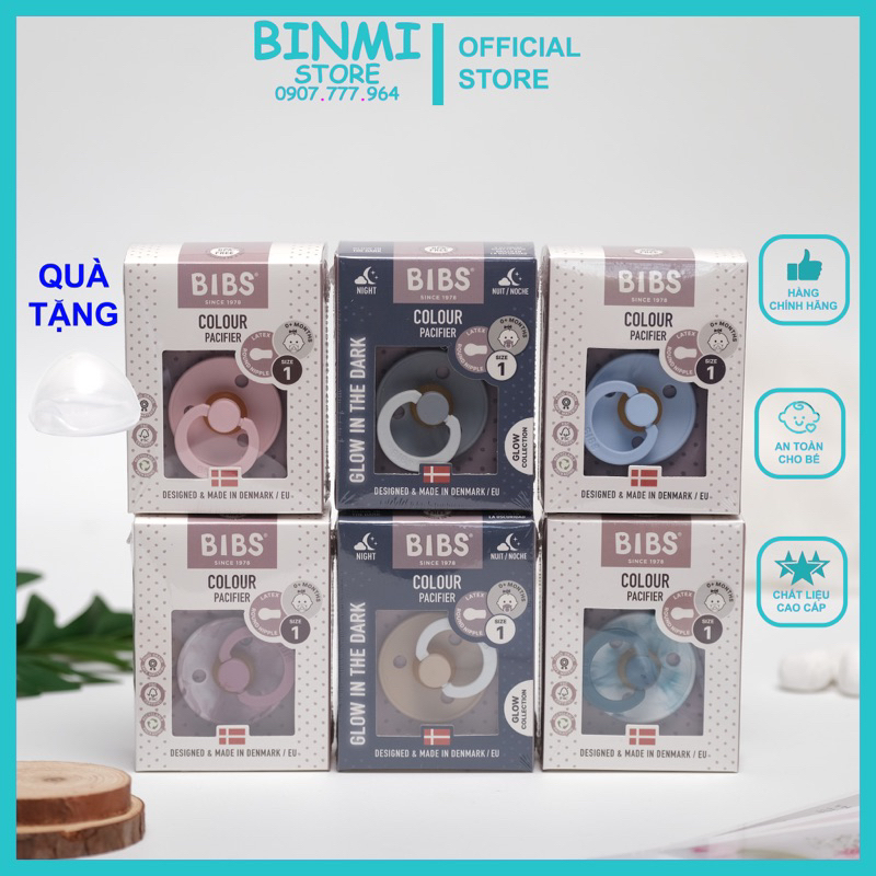 Ti Giả BIBS Color Đan Mạch Chính Hãng