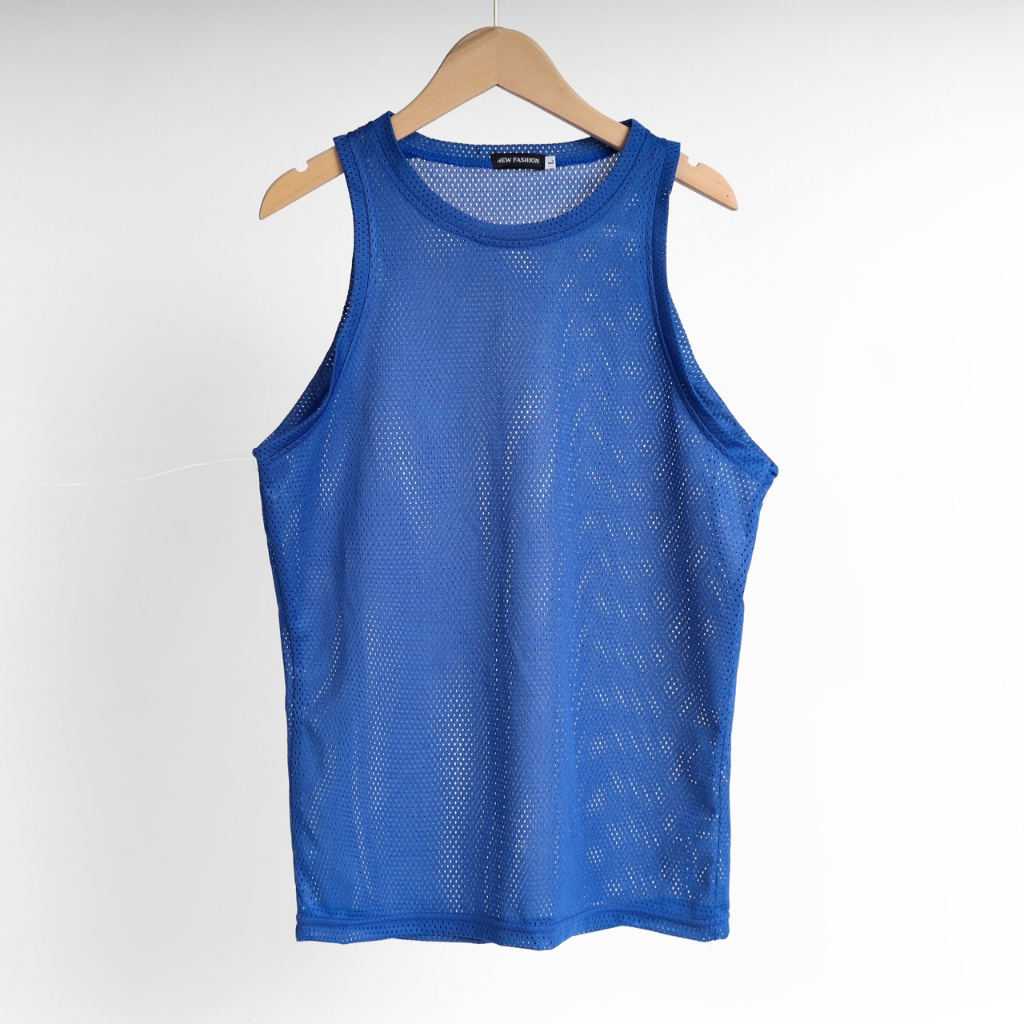 Áo thun ba lỗ lưới nam nữ mặc cực mát mùa hè