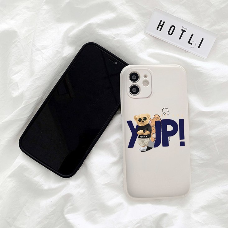 Ốp iphone Gấu nâu đeo kính sành điệu sang chảnh Yup! Đủ mã cho iphone 14 13/12/Xs/11/7/8/Plus/ProMax/xsmax