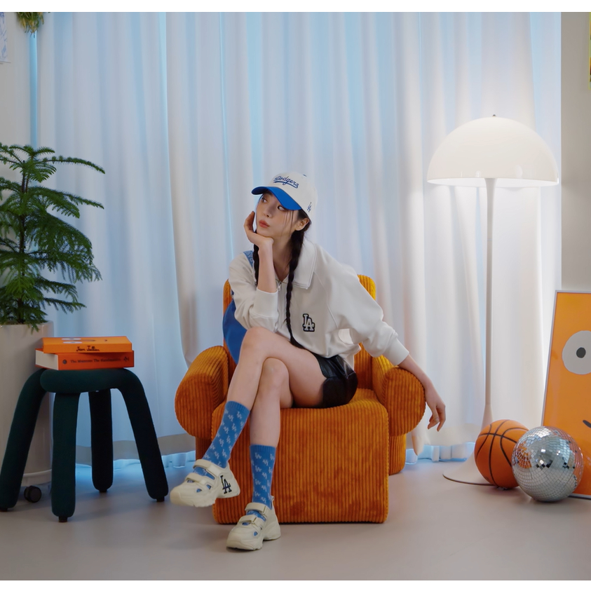 Giày thể thao MLB chính hãng big ball chunky - giày MLB quai dán thời trang nữ trend 2023 | 3ASDCH133