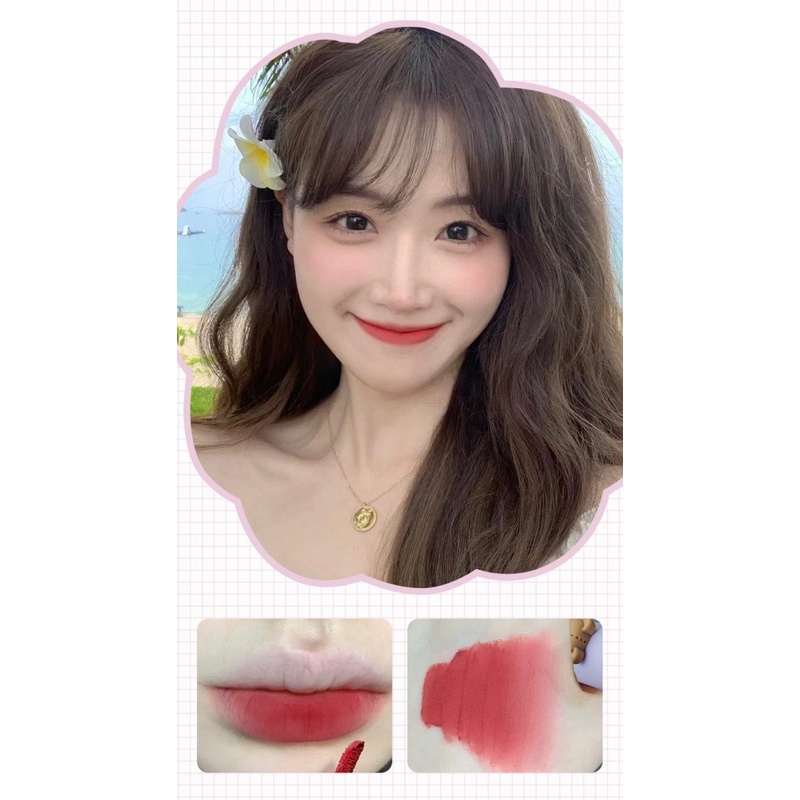 Son Tint nội địa Trung  địa Trung CuoDui Bear Velvet Matte Lip Mud không chì tự nhiên