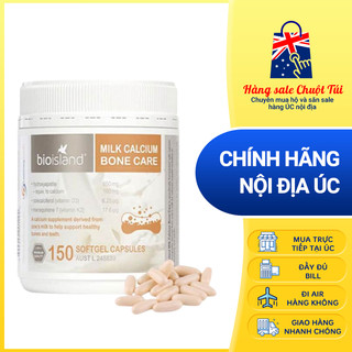 Canxi sữa Bio Island Milk Calcium Bone Care 150 viên