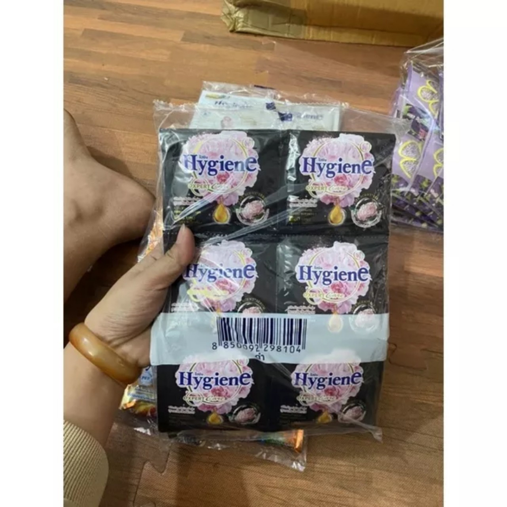 DÂY 12 gói Nước xả vải đậm đặc hygiene thái lan( GIAO MÀU NGÃU NHIÊN)