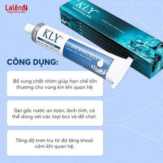 Gel Bôi Trơn Gốc Nước KLY, An Toàn, Hiệu Quả Thổ Nhĩ Kỳ 82gr | Lalendi Store