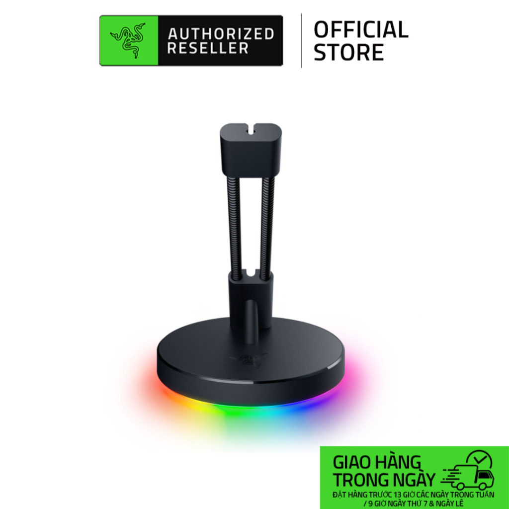 Razer Mouse Bungee V3 Chroma - Mouse cable bungee with Chroma RGB underglow lighting (Đồ giữ dây chu