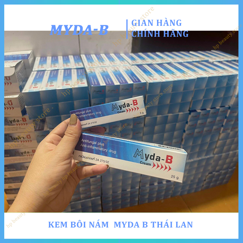 Kem Nám Myda-B Cream Thái Lan tuýp 25g - Xóa Mờ Nám, Đồi Mồi, Tàn Nhan, Thâm Sạm Da Mới Và Lâu Năm