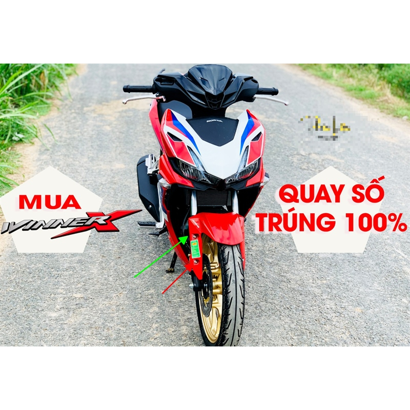 Cao su lô lô dè trước Winner X V2, V3