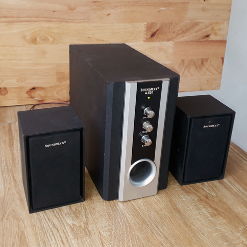 Loa vi tính SoundMAX A820 2.1  – Tặng kèm cáp audio Jack 3.5 ly