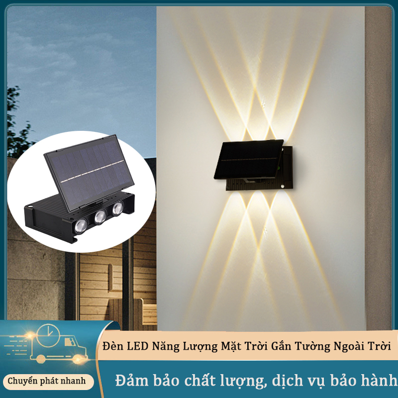 Đèn LED Treo Tường Loại 2 Năng Lượng Mặt Trời Chiếu Sáng Lối Đi - Cầu Thang - Hành Lang