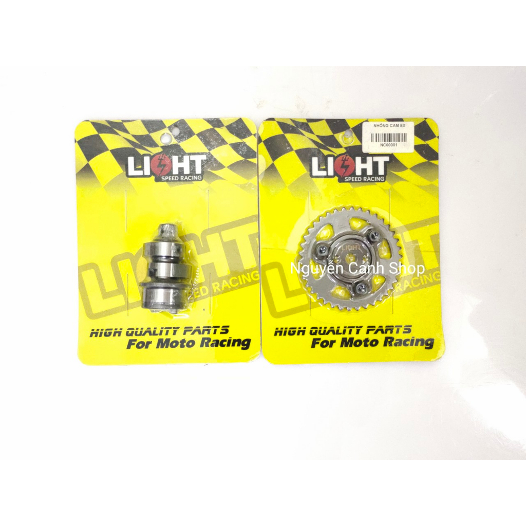 Cốt cam +nhông cam light xe exciter=2 món
