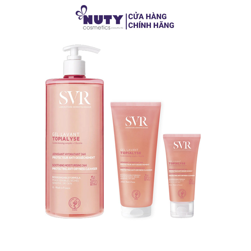 Gel Rửa Mặt Dành Cho Da Khô SVR Topialyse Gel Lavant