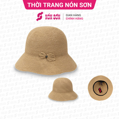 Mũ vành đan tay cao cấp thời trang NÓN SƠN-ĐH146-KM1