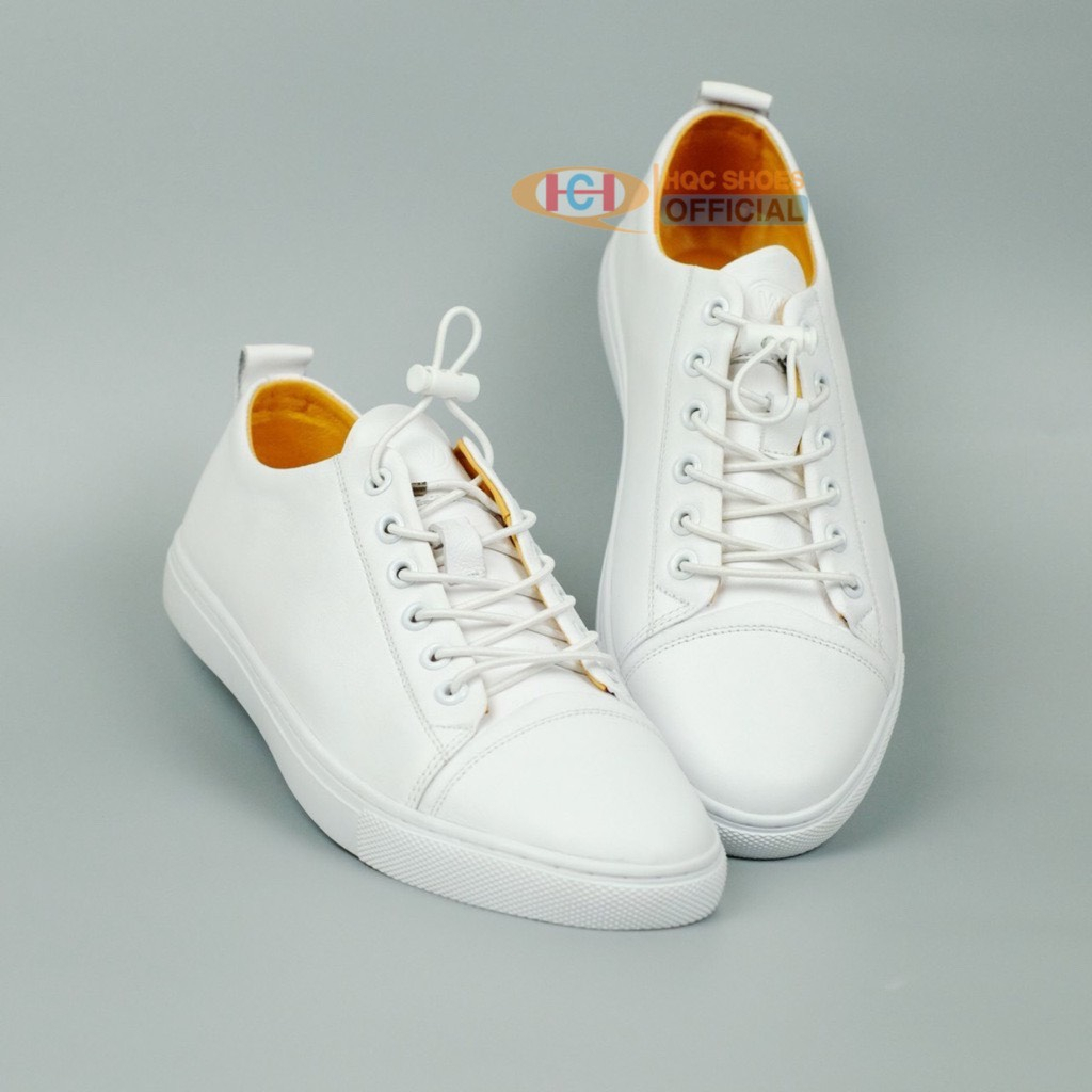 Giày da nam cao cấp da bò nguyên tấm phong cách thể thao trẻ trung HT555