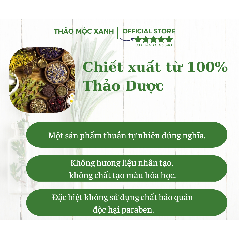 Dung dịch xịt phụ khoa Thảo Mộc Xanh khi bị nấm, ngứa