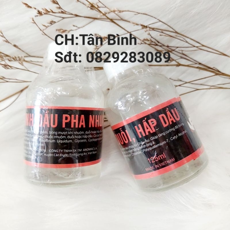 Tinh dầu  pha nhuộm , duỗi , hấp dầu  Hair sille 125ml giúp cho tóc mềm bóng mượt chuyên dùng cho các phụ liệu tóc
