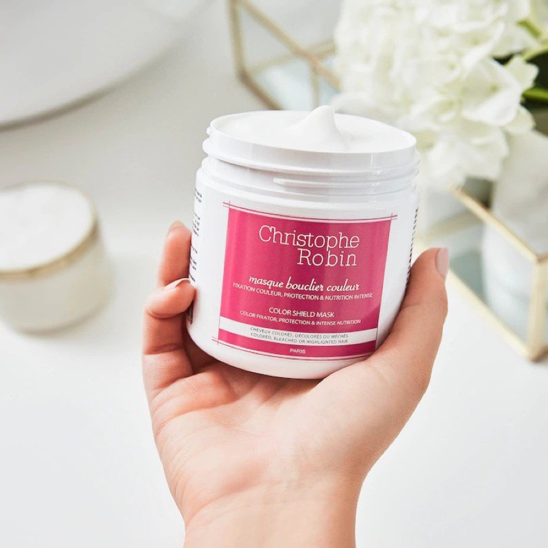 Mặt nạ ủ phục hồi cho tóc nhuộm tẩy Christophe Robin Color Shield Hair Mask
