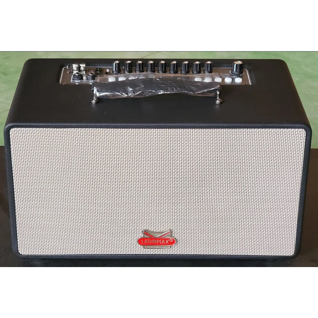 Loa Karaoke xách tay Ladomax X-216 | Công suất 150W, Bluetooth 5.0, 2 Loa Bass 16cm, Pin 6h,Tặng kèm 2 micro không dây