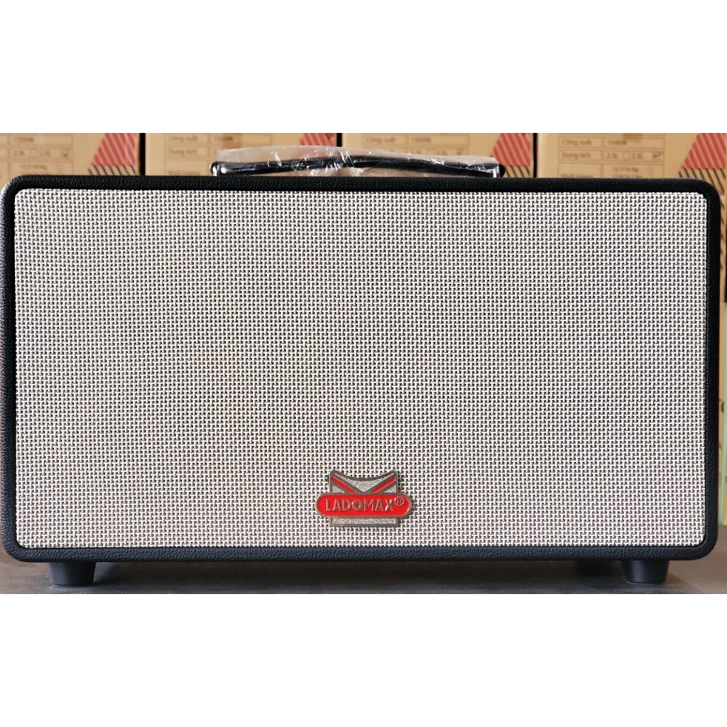 Loa Karaoke xách tay Ladomax X-216 | Công suất 150W, Bluetooth 5.0, 2 Loa Bass 16cm, Pin 6h,Tặng kèm 2 micro không dây