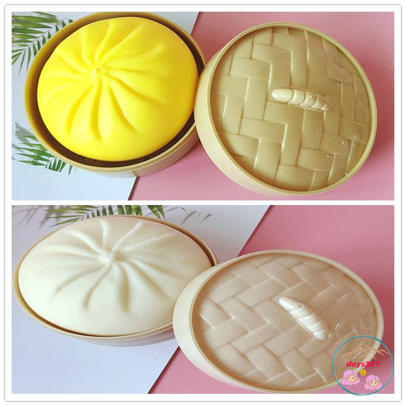 Đồ chơi Squishy bánh bao giải trí