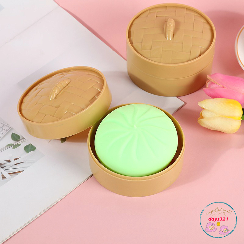 Đồ chơi Squishy bánh bao giải trí