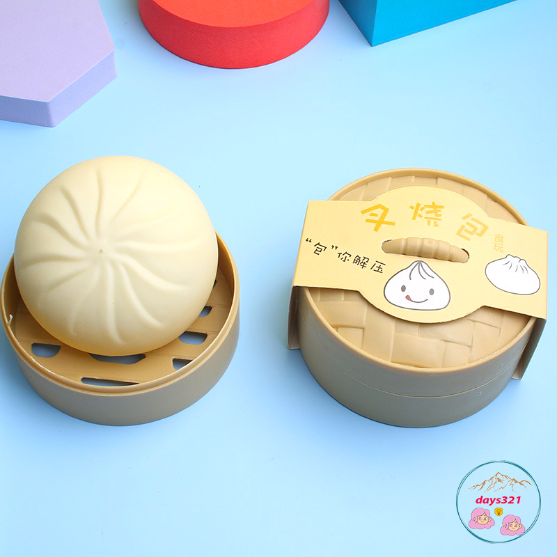 Bánh Bao Size Lớn Đồ Chơi Giảm Stress Mô Hình Bóp Nén Bằng Mềm Dẻo - Giúp Giải Toả Căng Thẳng