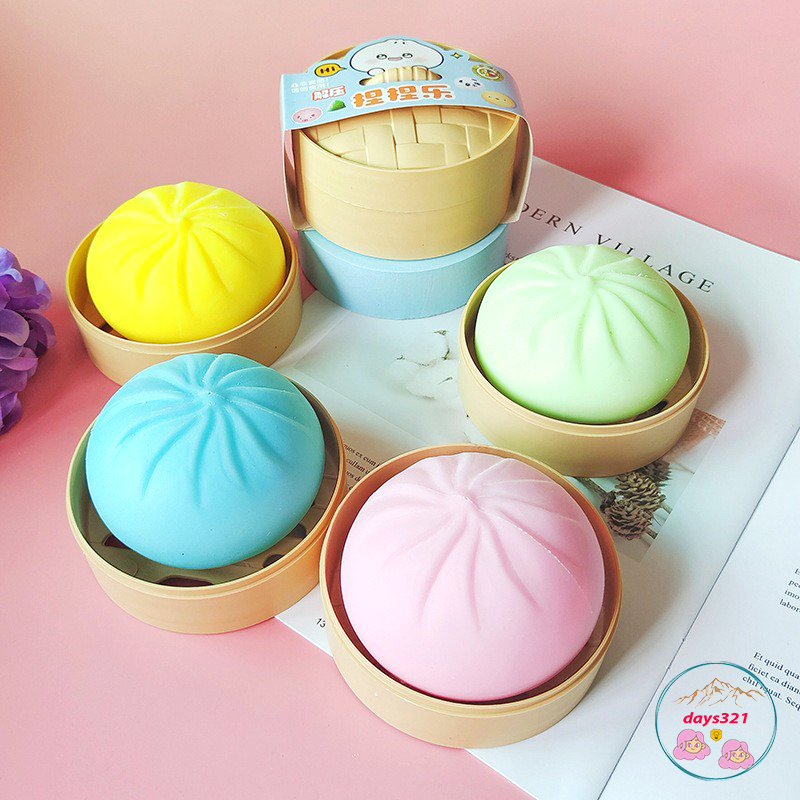 Bánh Bao Size Lớn Đồ Chơi Giảm Stress Mô Hình Bóp Nén Bằng Mềm Dẻo - Giúp Giải Toả Căng Thẳng