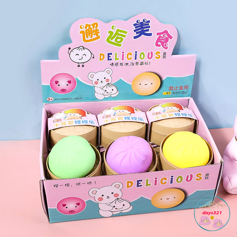 Bánh Bao Size Lớn Đồ Chơi Giảm Stress Mô Hình Bóp Nén Bằng Mềm Dẻo - Giúp Giải Toả Căng Thẳng