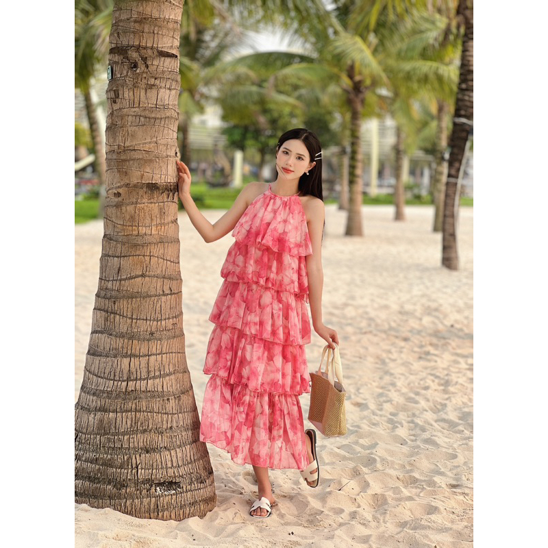 Váy tơ 5 tầng Lissa dress by ELVY DESIGN